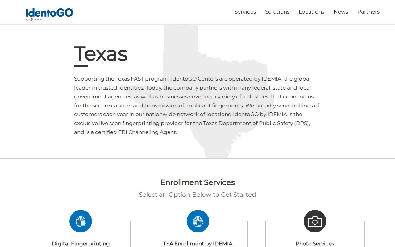 Frio County criminal history FAST fingerprint location search
